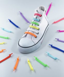 Silicone shoelaces for children - without tying