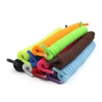 "Curly" shoelaces