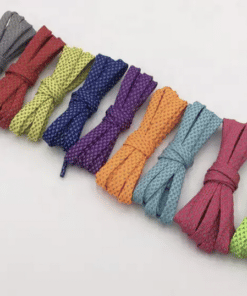 Flat reflective shoelaces